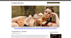 Desktop Screenshot of cosplaydeviants.net